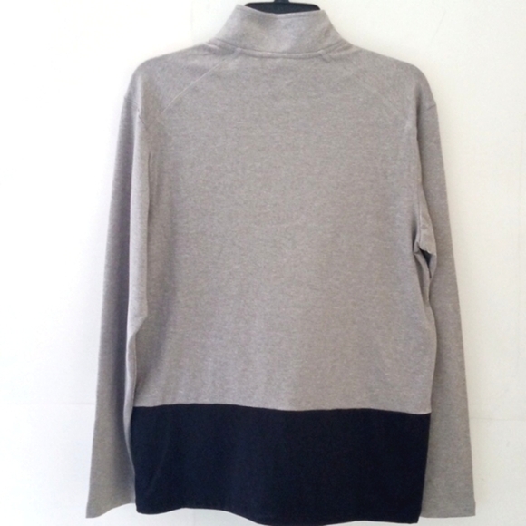 MOTION ATHLEISURE GRAY BLACK QUARTER ZIP LONG SLEEVE PULLOVER SIZE SMALL NWT - Picture 2 of 7